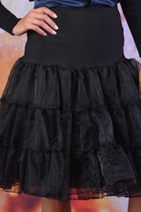 Frill You Petticoat - Black