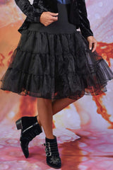 Frill You Petticoat - Black