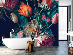 Wild Flowers Mural Wallpaper - 2.7m x 3m