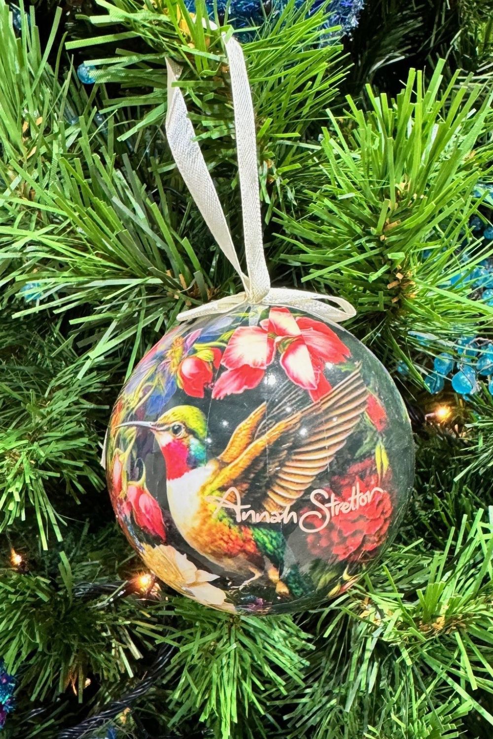 AS Christmas Baubles - Set of 6 - Hummingbird