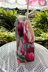Large floral grocery bag baby bag tote