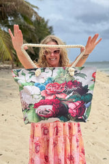 AS Large Beach Bag - J'adore Roses
