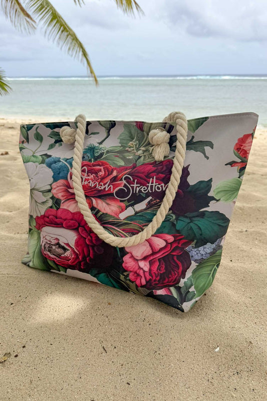 AS Large Beach Bag - J'adore Roses