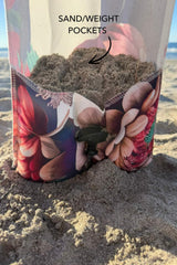 AS Beach Cabana - Ataahua Floral Stripe