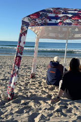 AS Beach Cabana - Ataahua Floral Stripe