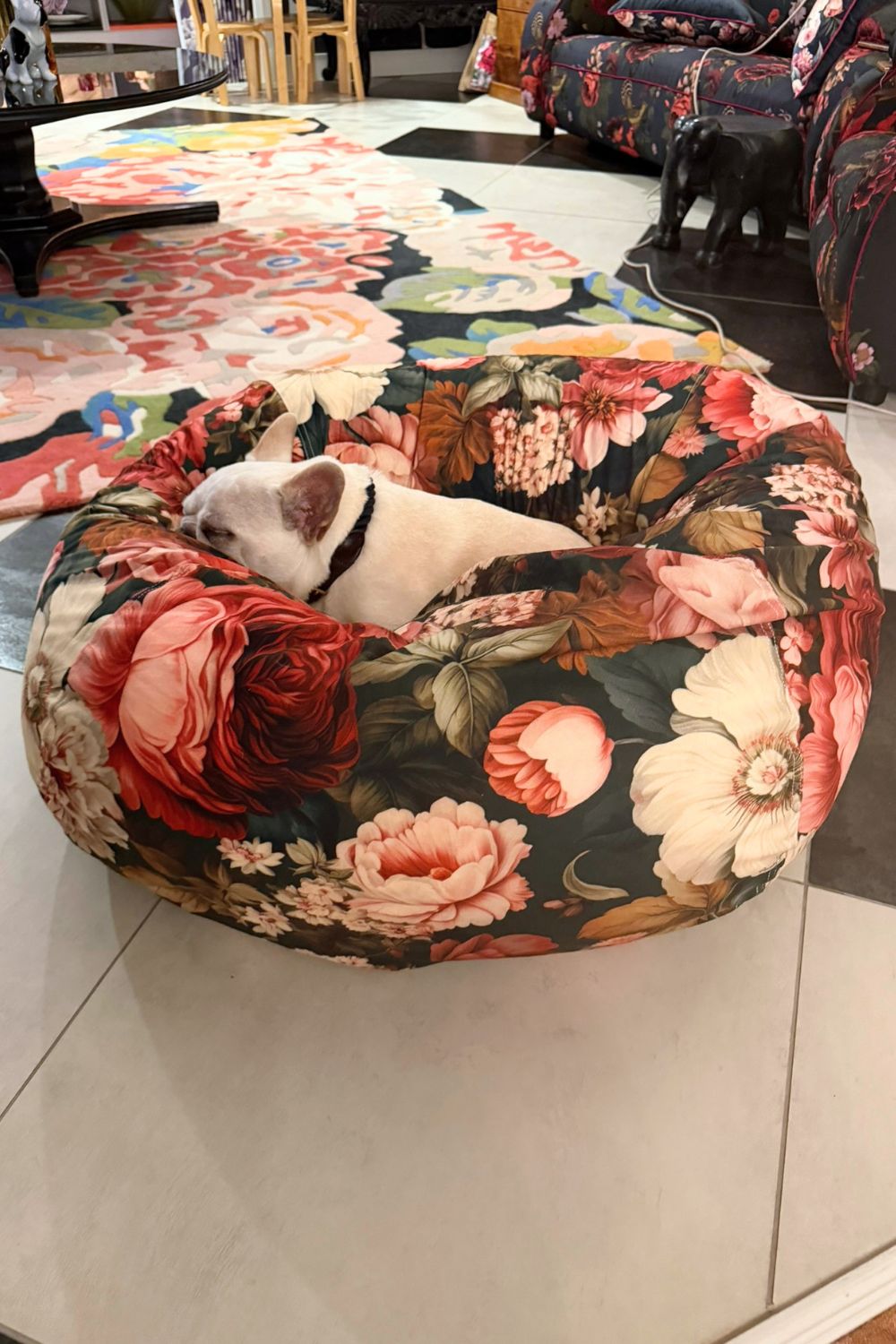AS Bean Bag Cover - Velvet Floristry