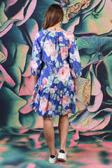 Bella Dress Rambling Rose in lightweight summer fabric