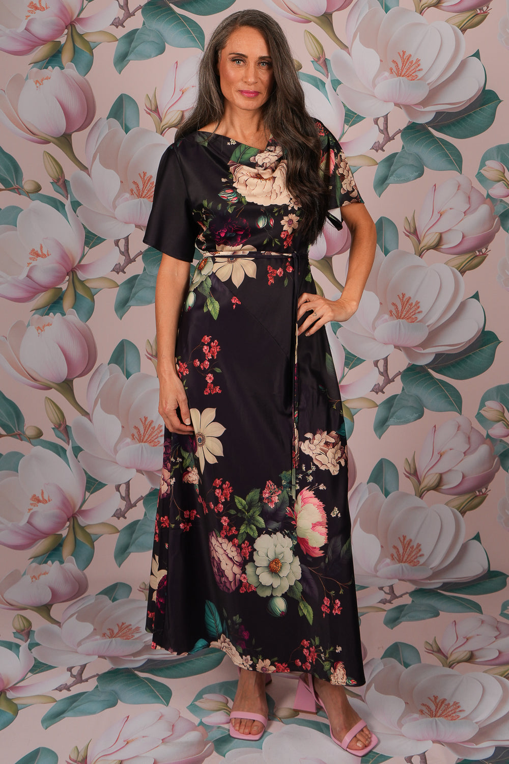Berrie Nice Dress - Floral Array | Floral Formal | Dresses Annah S NZ ...