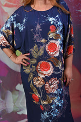 Close-up of the floral fabric on the Blair Emily dress by Annah Stretton