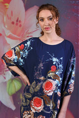 Close-up of model wearing the Annah Stretton Blair Emily dress