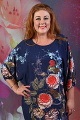 Close up of another model wearing the Annah Stretton Blair Emily dress