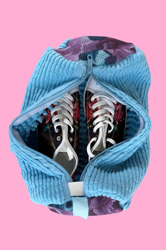 Blushing Blue Shoe Wash Bag | PRE ORDER Early November
