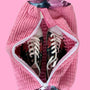 Blushing Pink Shoe Wash Bag