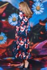 Garden Glitch print dress Annah Stretton