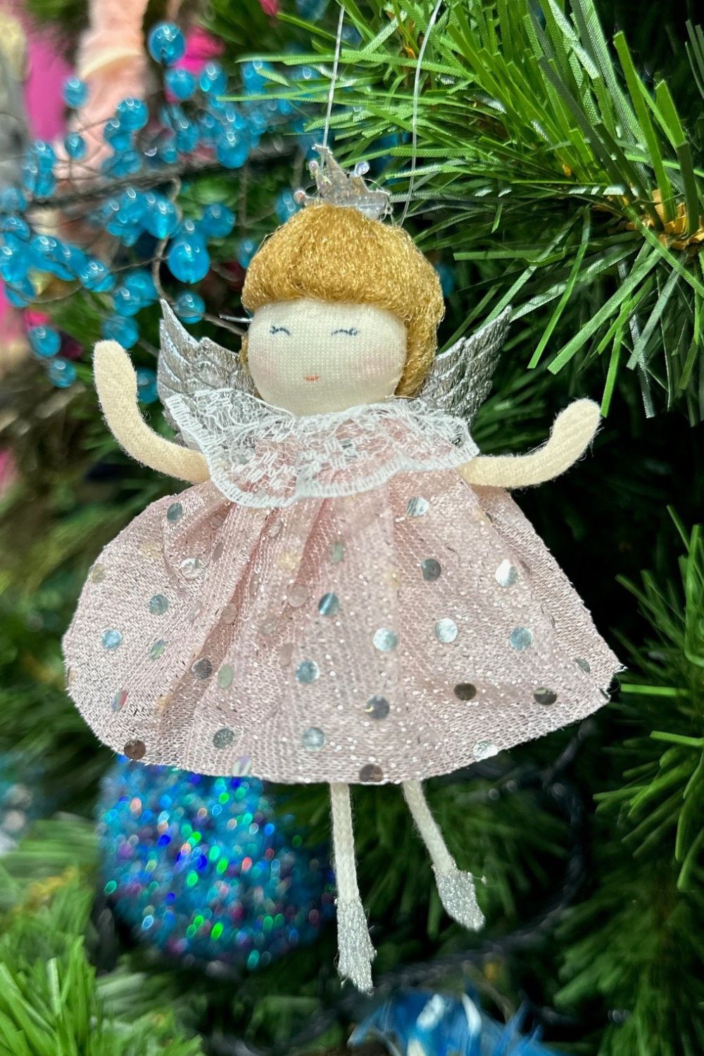 AS Xmas Bubble Angel - Pink