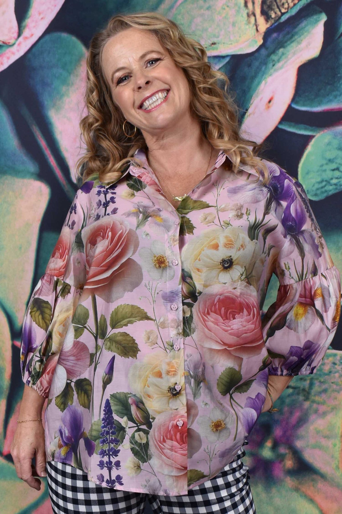 Bubbles Of Joy Blouse - Festival Of Spring