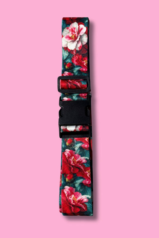 Luggage Strap - Camellia Winter
