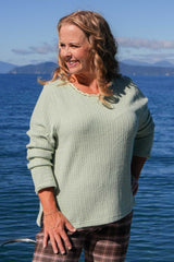 Candy Lane Sweater - Mint