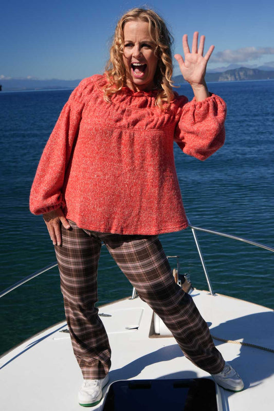 Charlotte Bambi Sweater - Cherry Dream