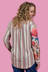 Eva Blouse - Heart Rose
