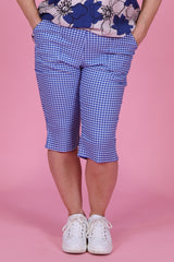 Kaye Capri - Blue Check