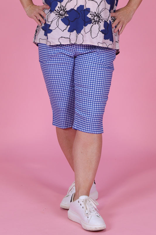 Kaye Capri - Blue Check