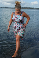 Cleo One-Piece Bather - Roses Cascade
