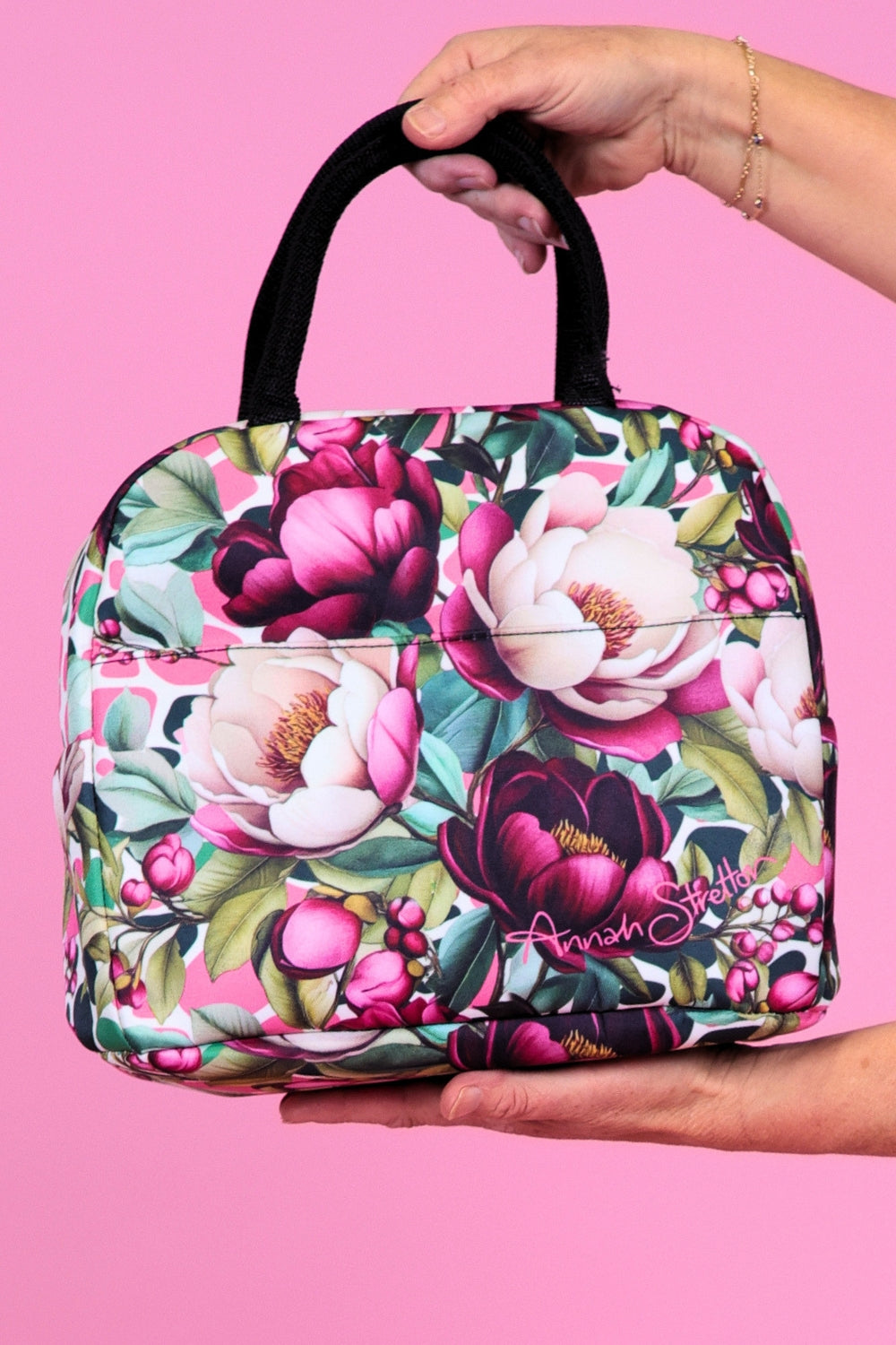Cosmetic Insulated Travel Bag - Crimson Grace