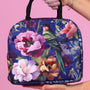 Cosmetic Insulated Travel Bag - Peony Aviary