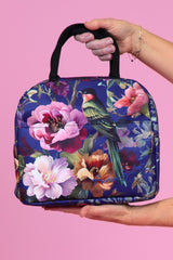 Cosmetic Insulated Travel Bag - Peony Aviary