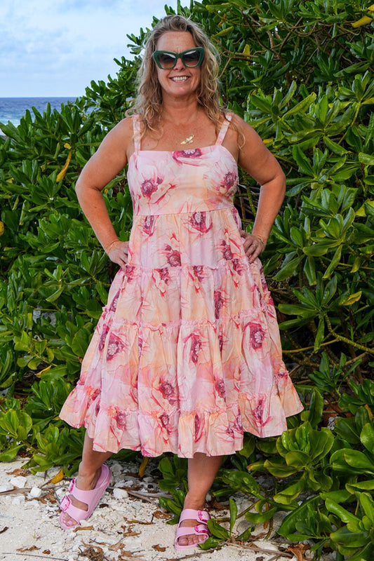 Dancing Queen Dress - Pastel Poppy