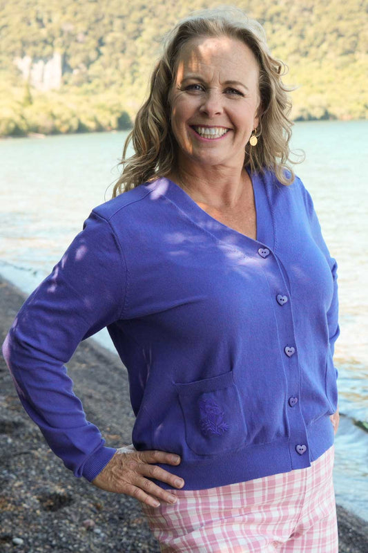 Dolly Cardi - Periwinkle