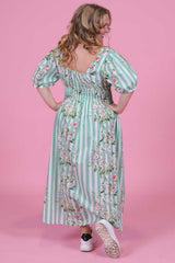 Elle Dress - Meadow Stripes