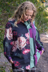 Eva Blouse - Velvet Bloom