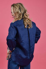 Elsie Shirt - Floral Stripe