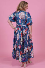 Gloria Dress - Navy Fusion