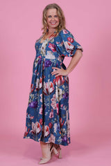 Gloria Dress - Navy Fusion