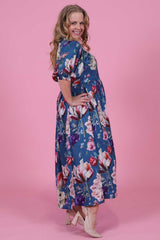 Gloria Dress - Navy Fusion