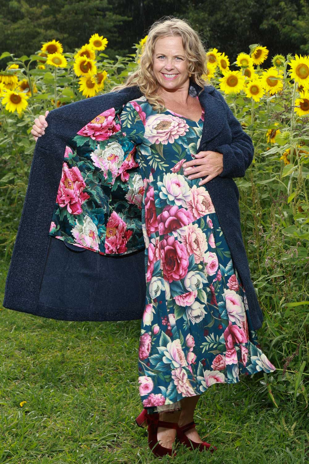 Annah Stretton Heloise Coat navy