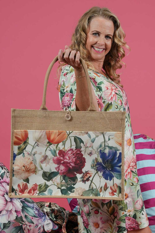 Jute Bag - Garden Gala
