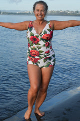 Lucy Tankini - Vintage Ruby