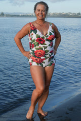 Lucy Tankini - Vintage Ruby