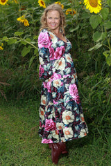 Magic Dianna Velvet Dress - Jungle Mulberry