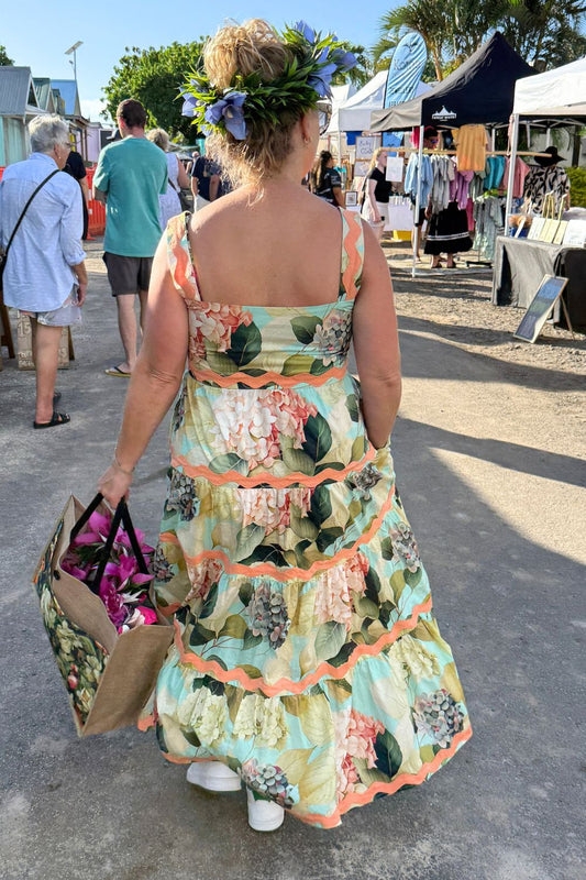 Meg Dress - Hydrangea Pretty