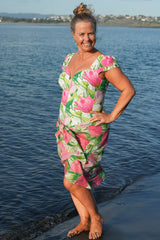 Mia One-Piece Bather - Garden Delight