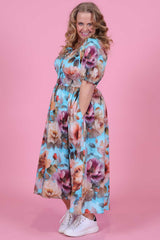 Molly Dress - Rose Tracks