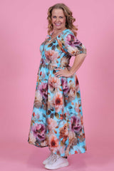 Molly Dress - Rose Tracks