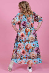 Molly Dress - Rose Tracks