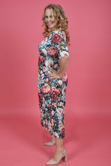 Nancy Ivy Short Sleeve Dress - Spring Serenade