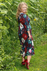 Nancy Pleated Dress Winter Rose Annah Stretton